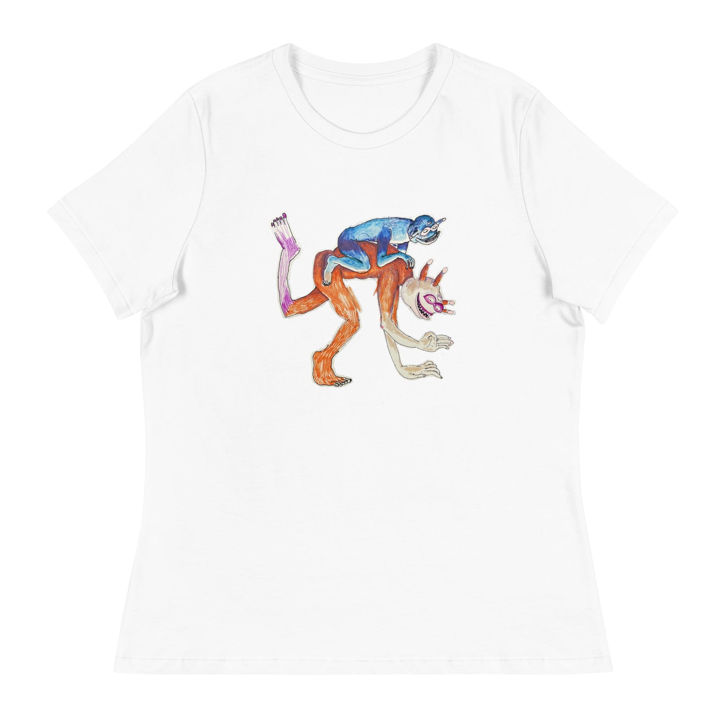 Camiseta suelta mujer